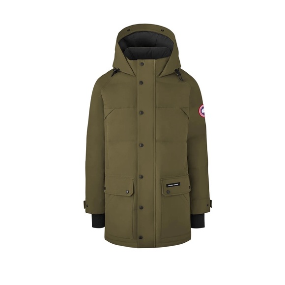 CANADA GOOSE MENS EMORY PARKA 'NOTCHED BRIM/MILITARY GREEN' | XL - Picture 1 of 8